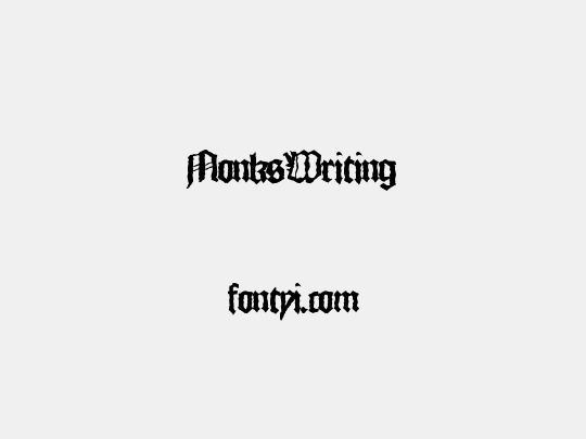 MonksWriting