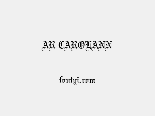 AR CAROLANN