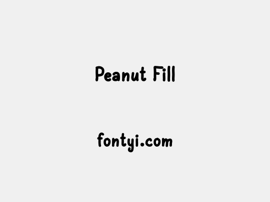 Peanut Fill