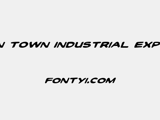 Toon Town Industrial Exp Ital