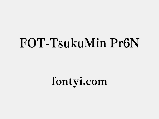 FOT-TsukuMin Pr6N