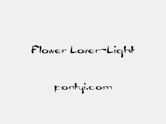 Flower Lover-Light