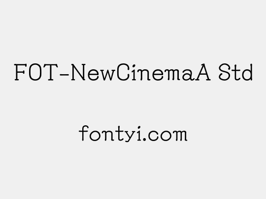FOT-NewCinemaA Std