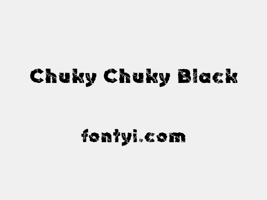Chuky Chuky Black