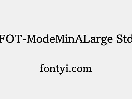 FOT-ModeMinALarge Std