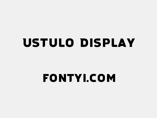 Ustulo Display