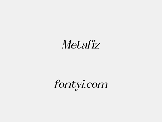 Metafiz
