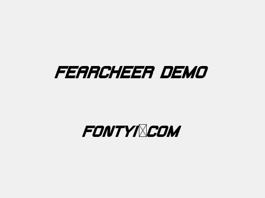Fearcheer Demo