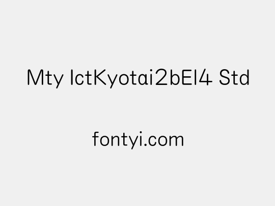 Mty IctKyotai2bEl4 Std
