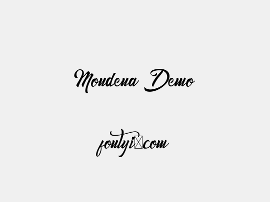 Mondena Demo