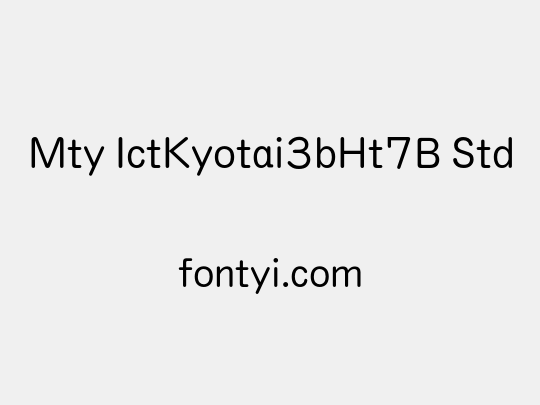 Mty IctKyotai3bHt7B Std