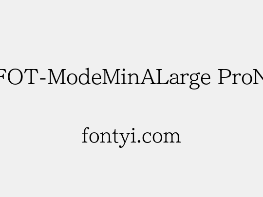 FOT-ModeMinALarge ProN