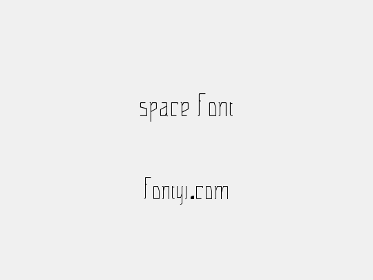 space font