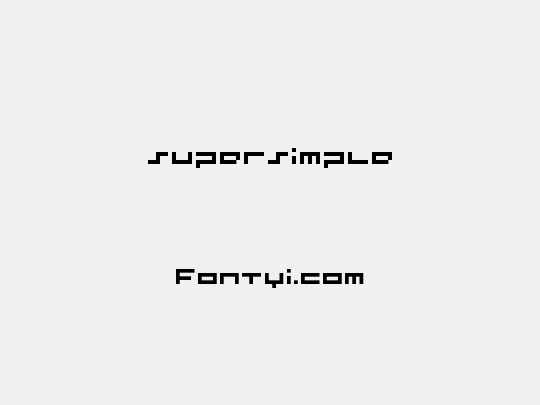 supersimple