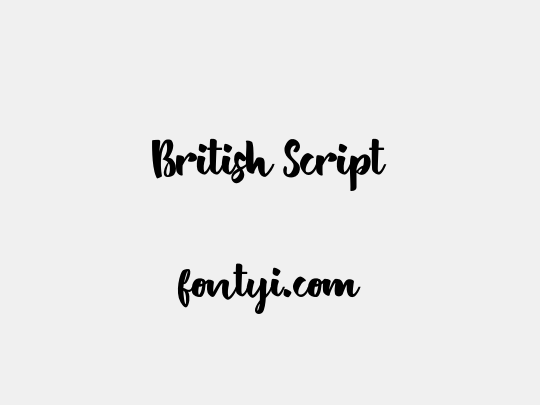 British Script