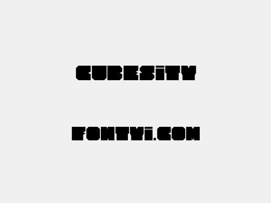 Cubesity
