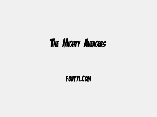 The Mighty Avengers