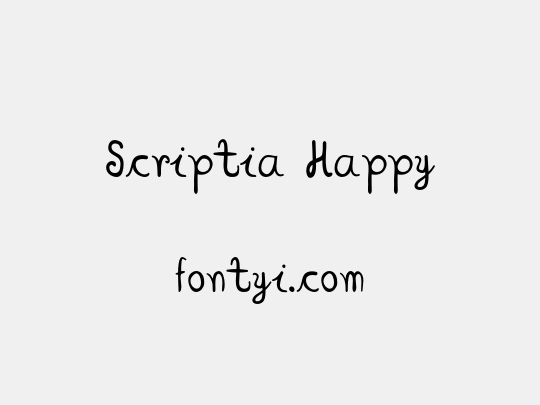 Scriptia Happy