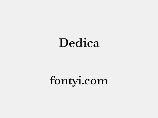 Dedica