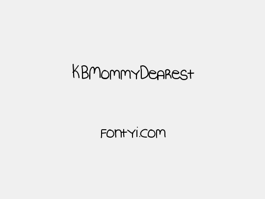 KBMommyDearest