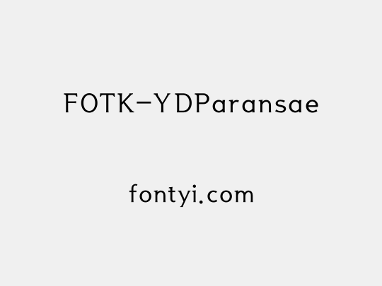 FOTK-YDParansae