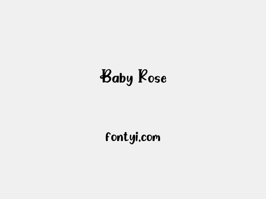 Baby Rose