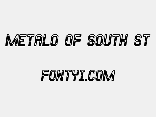 Metalo Of South St