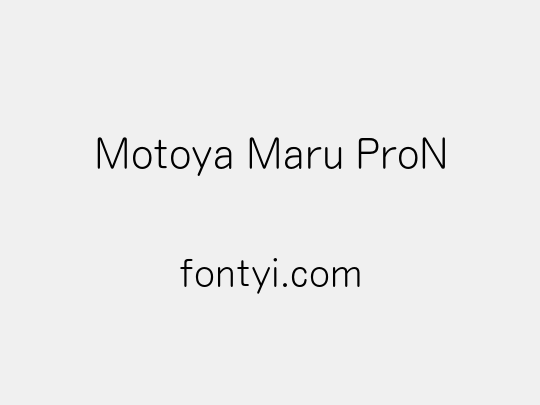 Motoya Maru ProN