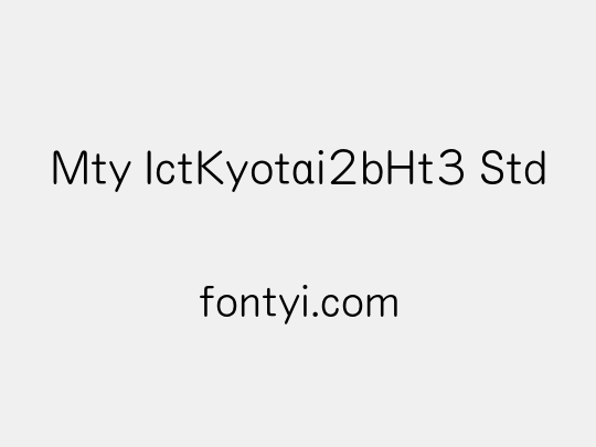 Mty IctKyotai2bHt3 Std