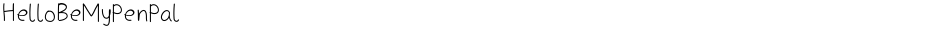 HelloBeMyPenPalDemo