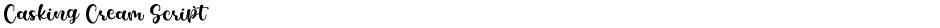 Casking Cream ScriptDemo