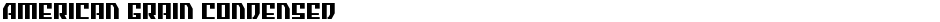American Grain CondensedDemo