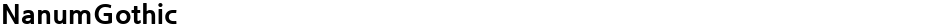 NanumGothicDemo