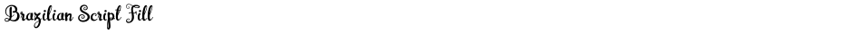 Brazilian Script FillDemo