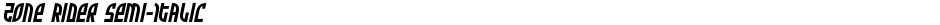 Zone Rider Semi-ItalicDemo