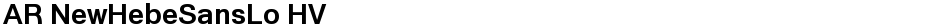 AR NewHebeSansLo HVDemo