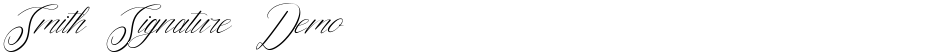 Smith Signature DemoDemo