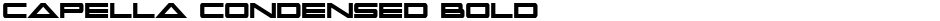 Capella Condensed BoldDemo