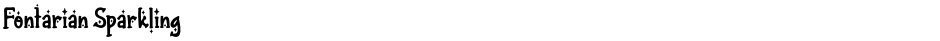Fontarian SparklingDemo