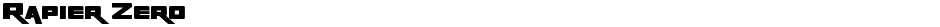 Rapier ZeroDemo