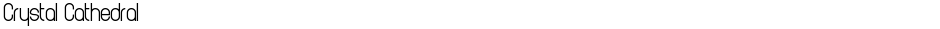 Crystal CathedralDemo