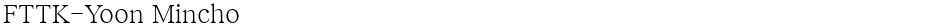 FTTK-Yoon MinchoDemo