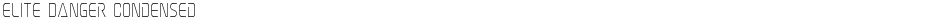 Elite Danger CondensedDemo