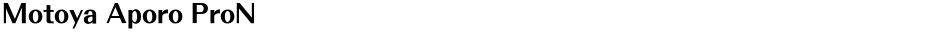 Motoya Aporo ProNDemo