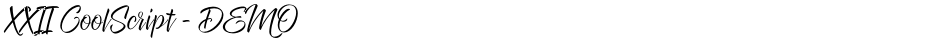 XXII CoolScript - DEMODemo