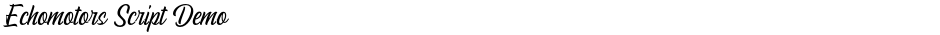 Echomotors Script DemoDemo