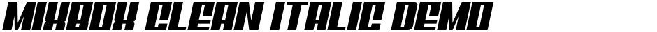 Mixbox Clean Italic DemoDemo