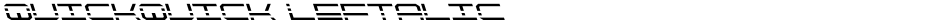 QuickQuick LeftalicDemo