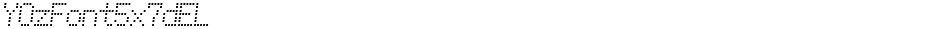 YOzFont5x7dELDemo