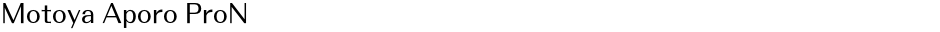 Motoya Aporo ProNDemo